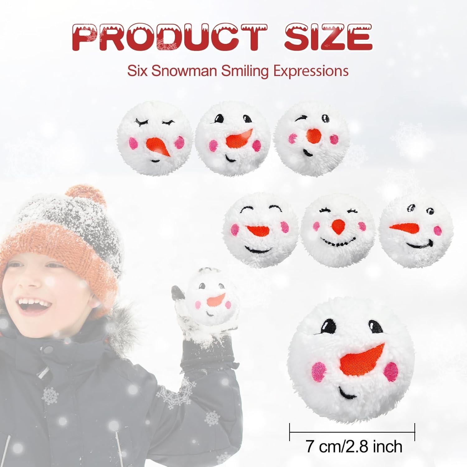 Fun 30 Pcs Classic Plush Snowballs – Ideal for Christmas Decor and Games