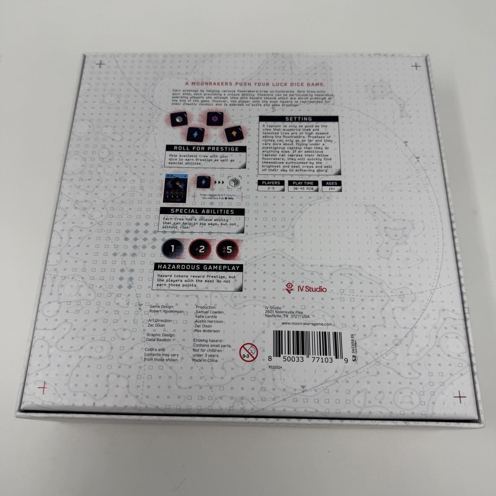 Moonrollers Collectors Edition – Atlas Box, Halo Cards, Metal Tokens, Playmat