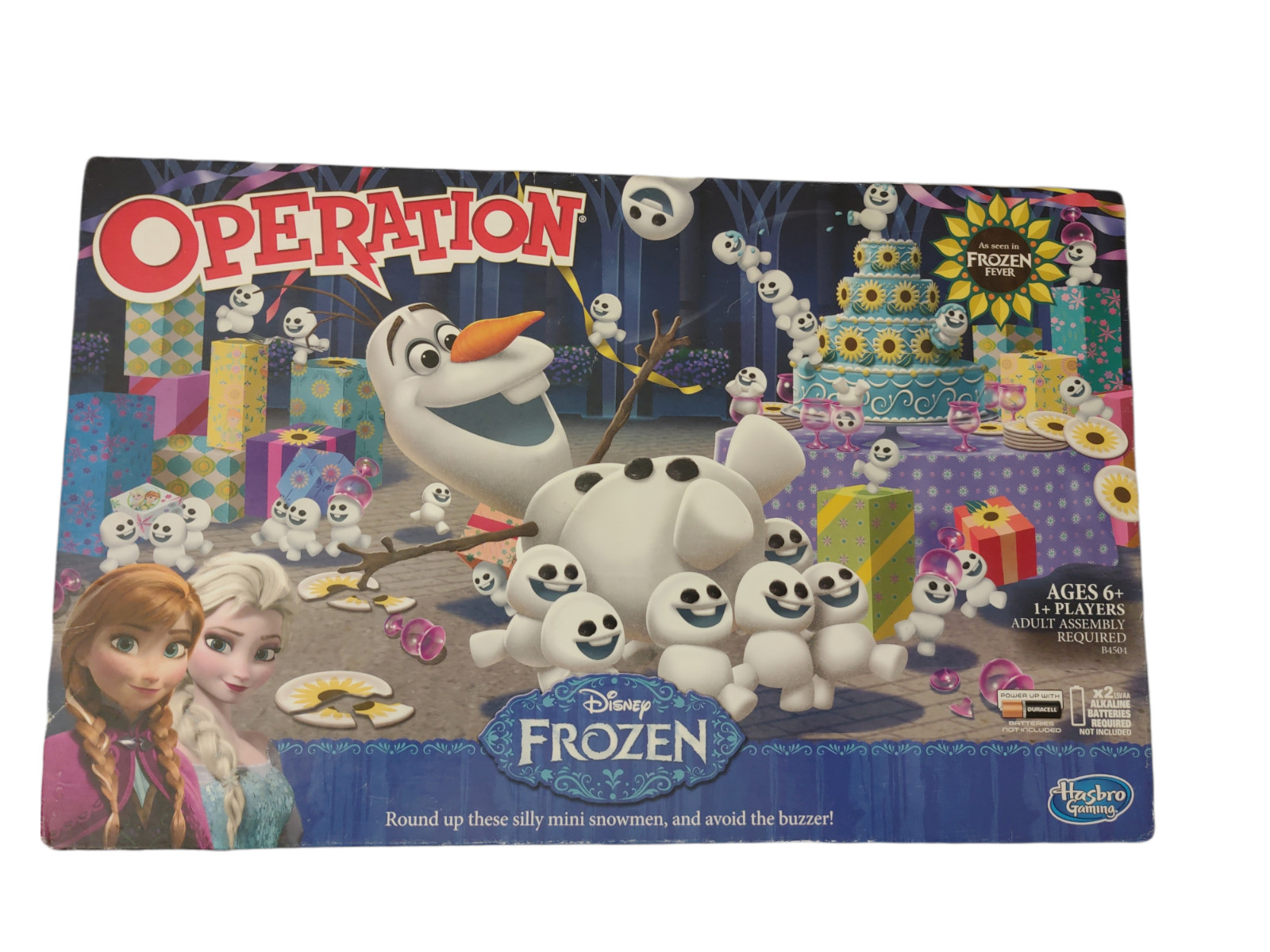 OPERATION Disney’s FROZEN Edition – Tested and Complete – Hasbro Gaming 2014