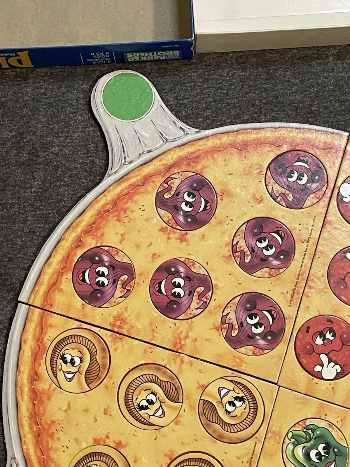 Vintage 1987 Pizza Party Board Game 100% Complete In Box Parker Brothers
