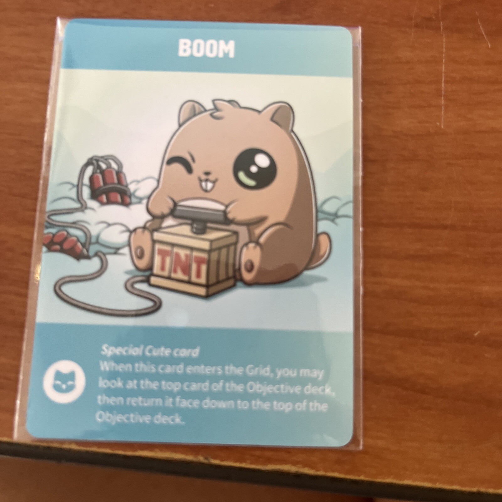 Tic Tac K.O. Cute Boom NEW 2023 Convention Exclusive Promo Card | FREE SHIPPING