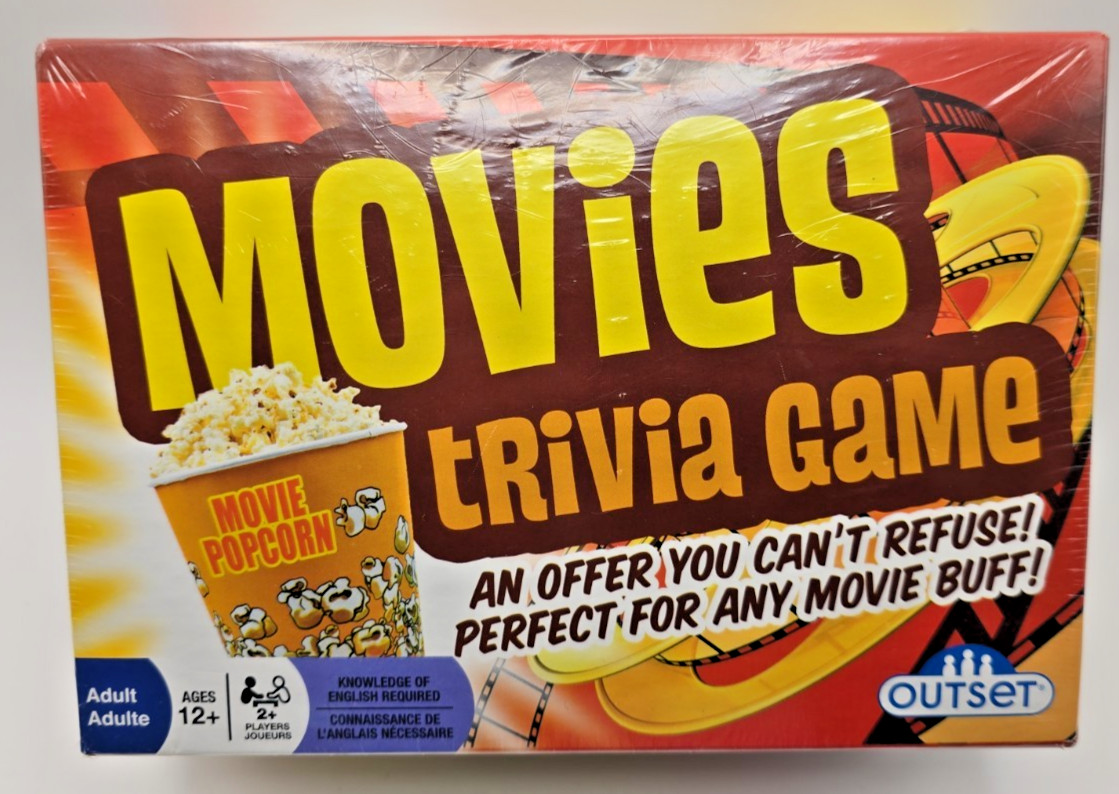 BRAND NEW Movies Trivia Game Outset 2018 SEALED