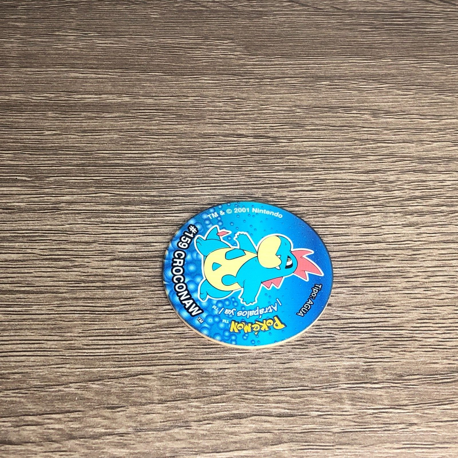Pokemon Pogs Croconaw Tazos Sabritas Taps Mexico Nintendo Tazo 2001 Collectable