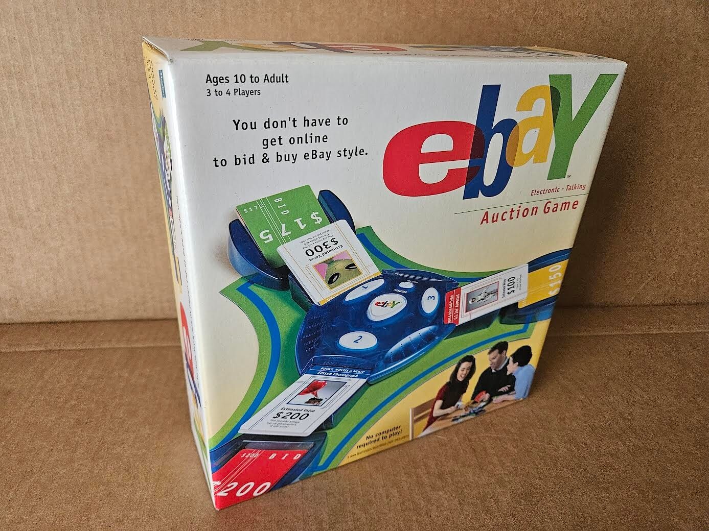 Vintage 2001 EBay Auction Electronic Talking Board Game Hasbro Brand new!