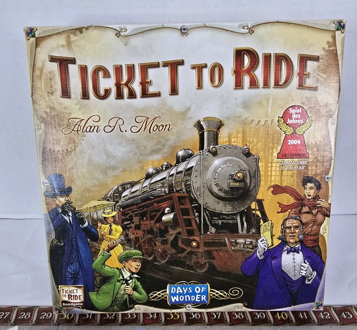 ​Ticket To Ride Board Game Days of Wonder Alan R. Moon Train Adventure COMPLETE
