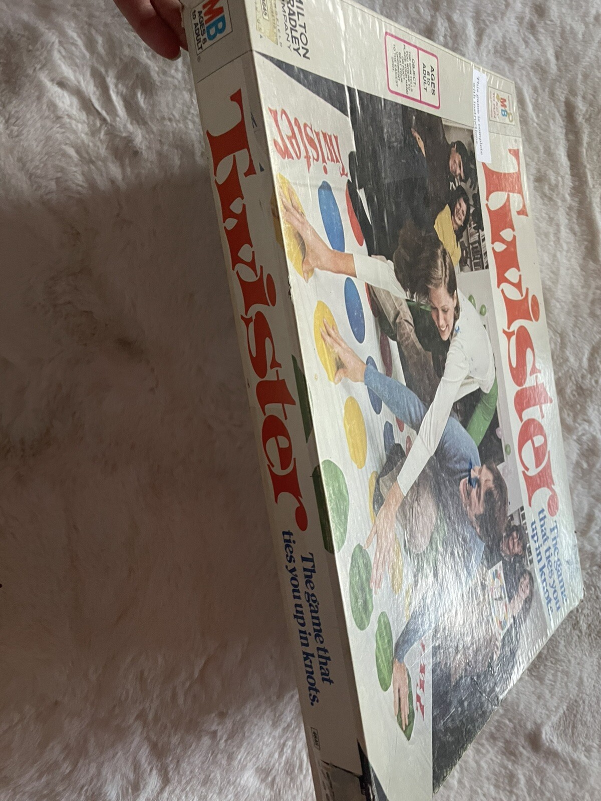 Vintage 1974 TWISTER Board Game by Milton Bradley Party Sleepover Complete 70s