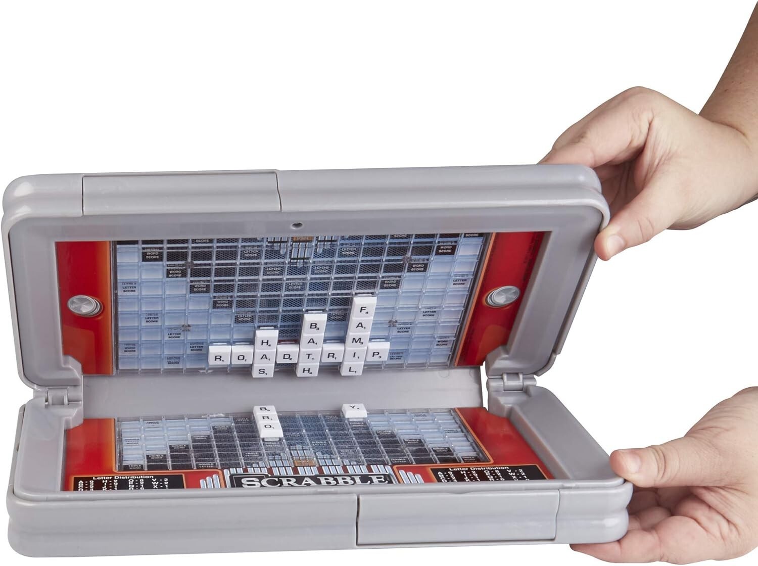 Scrabble Road Trip Series by Hasbro Portable travel Set – Travel Game