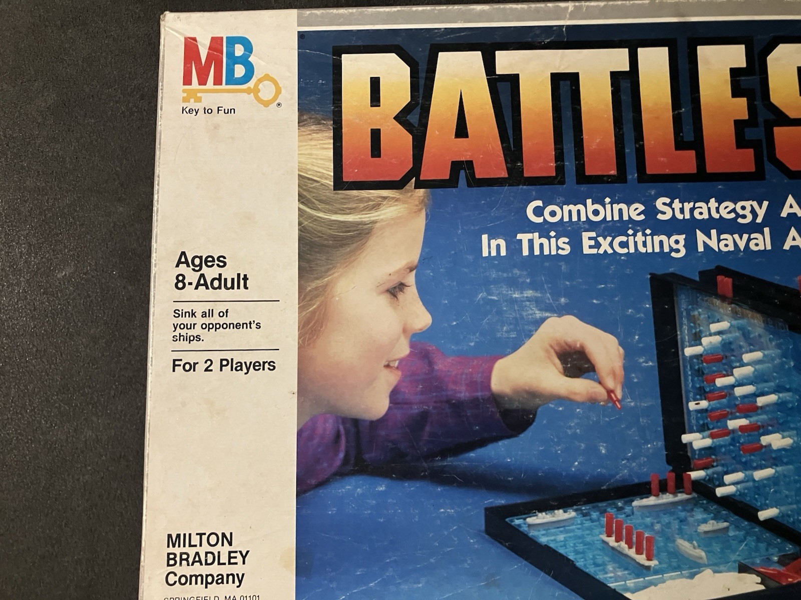 1981 Battleship Game by Milton Bradley Complete in Good Condition