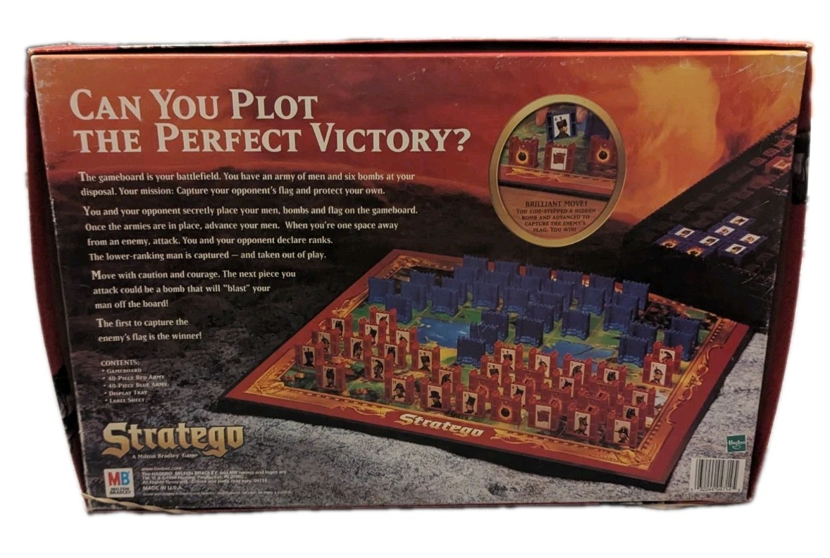 Vintage 1999 Stratego Board Game by Milton Bradley Complete Great Condition