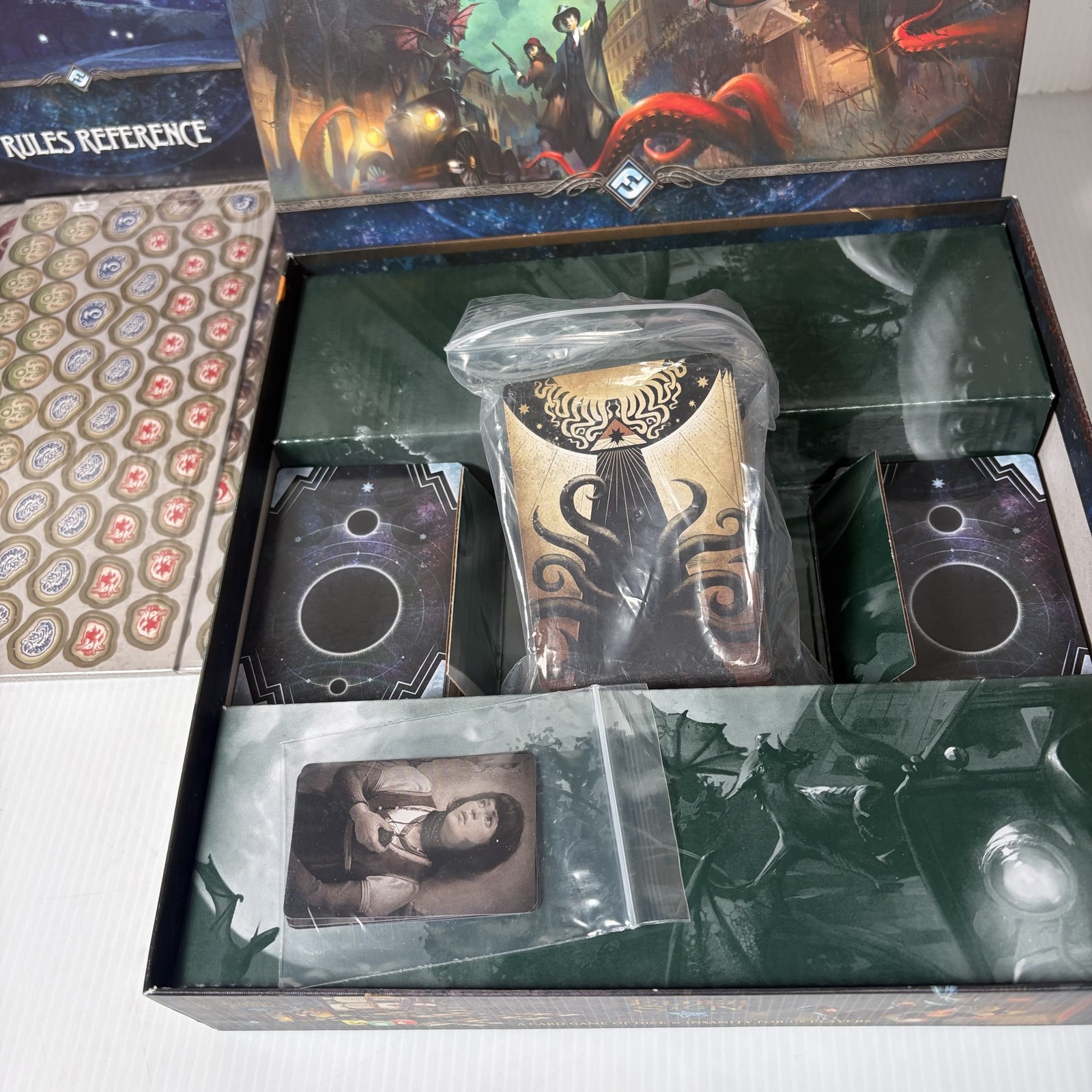 Arkham Horror The Card Game Core Set Fantasy Flight Games Unpunched Board Game