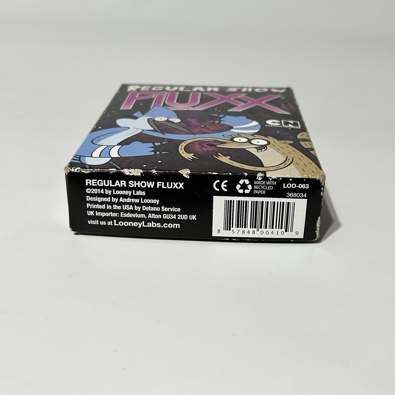 Regular Show Fluxx Card Game Cartoon Network Looney Labs Complete w/ Expansion