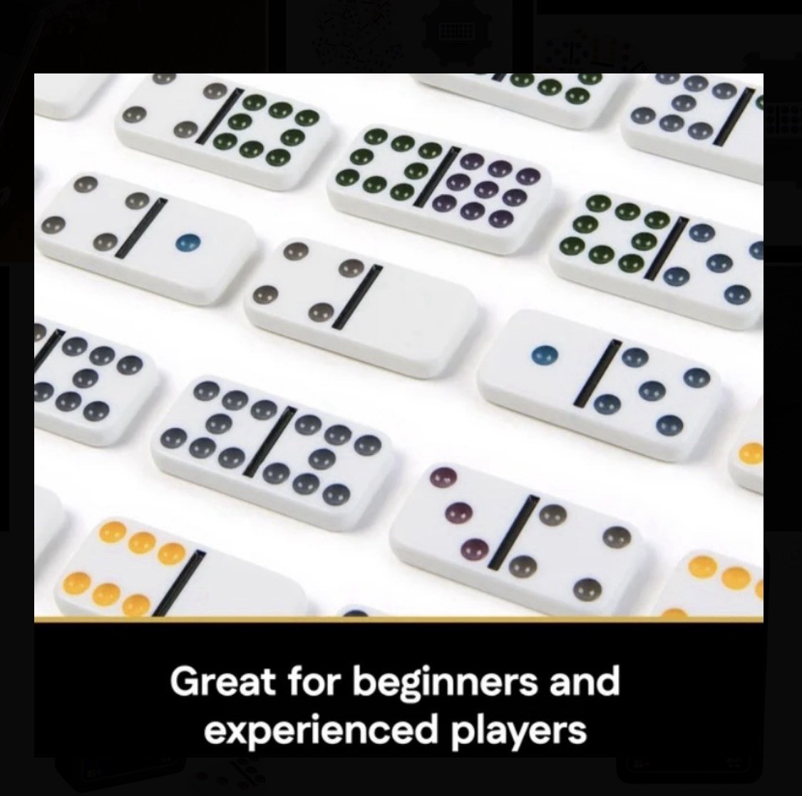Spin Master Games Cardinal Classics Double Nine Dominoes 55pc Set in Storage Tin