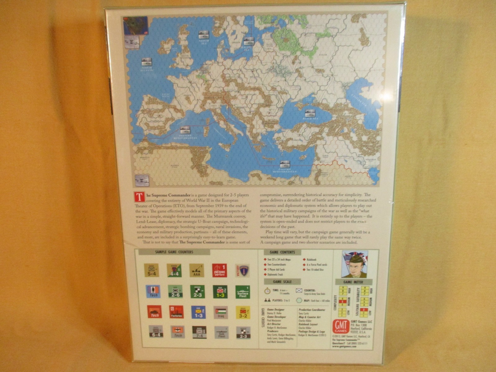 GMT The Supreme Commander Game / 2013 / New in Shrink Wrap