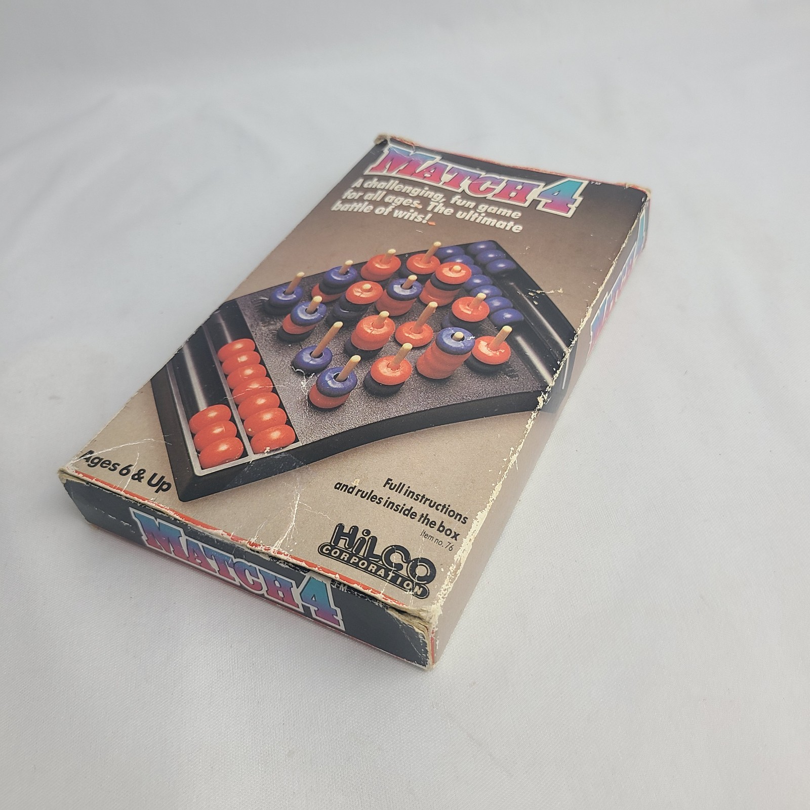 VTG Hilco Match 4 Strategy Board Game The Ultimate Battle of Wits Complete Box