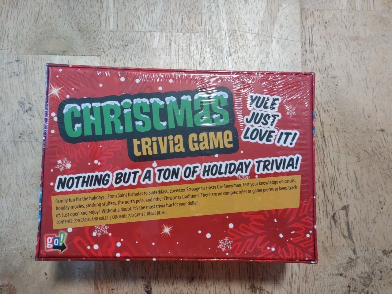 Christmas Trivia Game A Perfect Ho Ho Holiday Gift by Go Games New Sealed