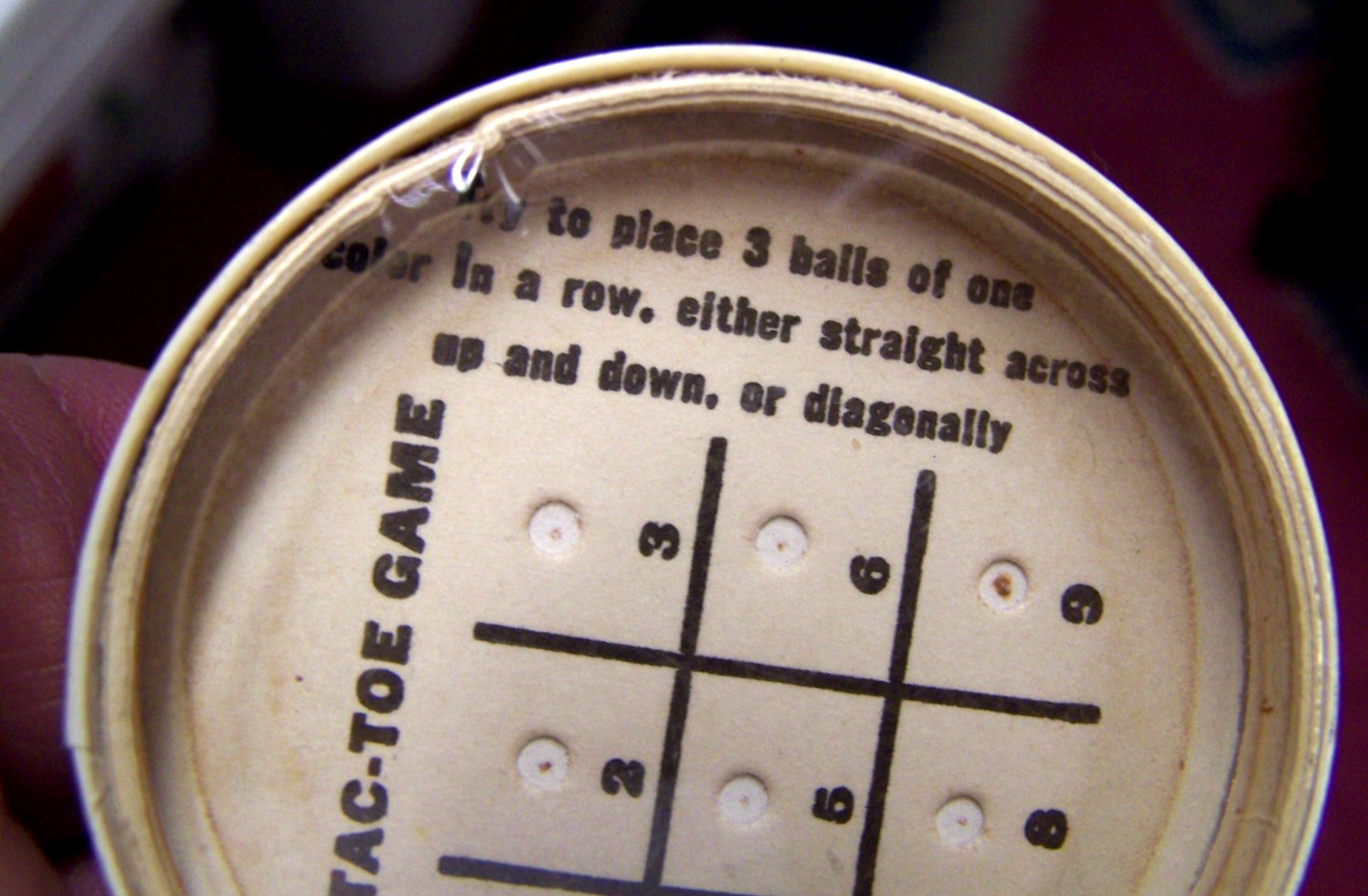 Vintage 1940’s IBM Tic Tac Toe Dexterity Game Quarter Century Club Day Endicott