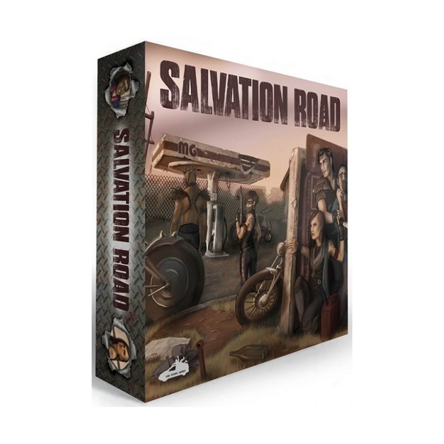 Van Ryder Boardgame Salvation Road Box VG+/NM