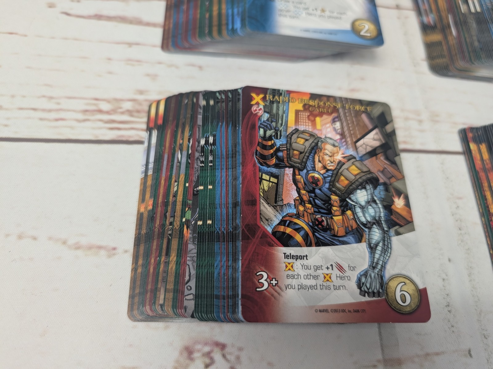 Marvel Legendary Dark City Expansion Upper Deck Board Game No Box 2013