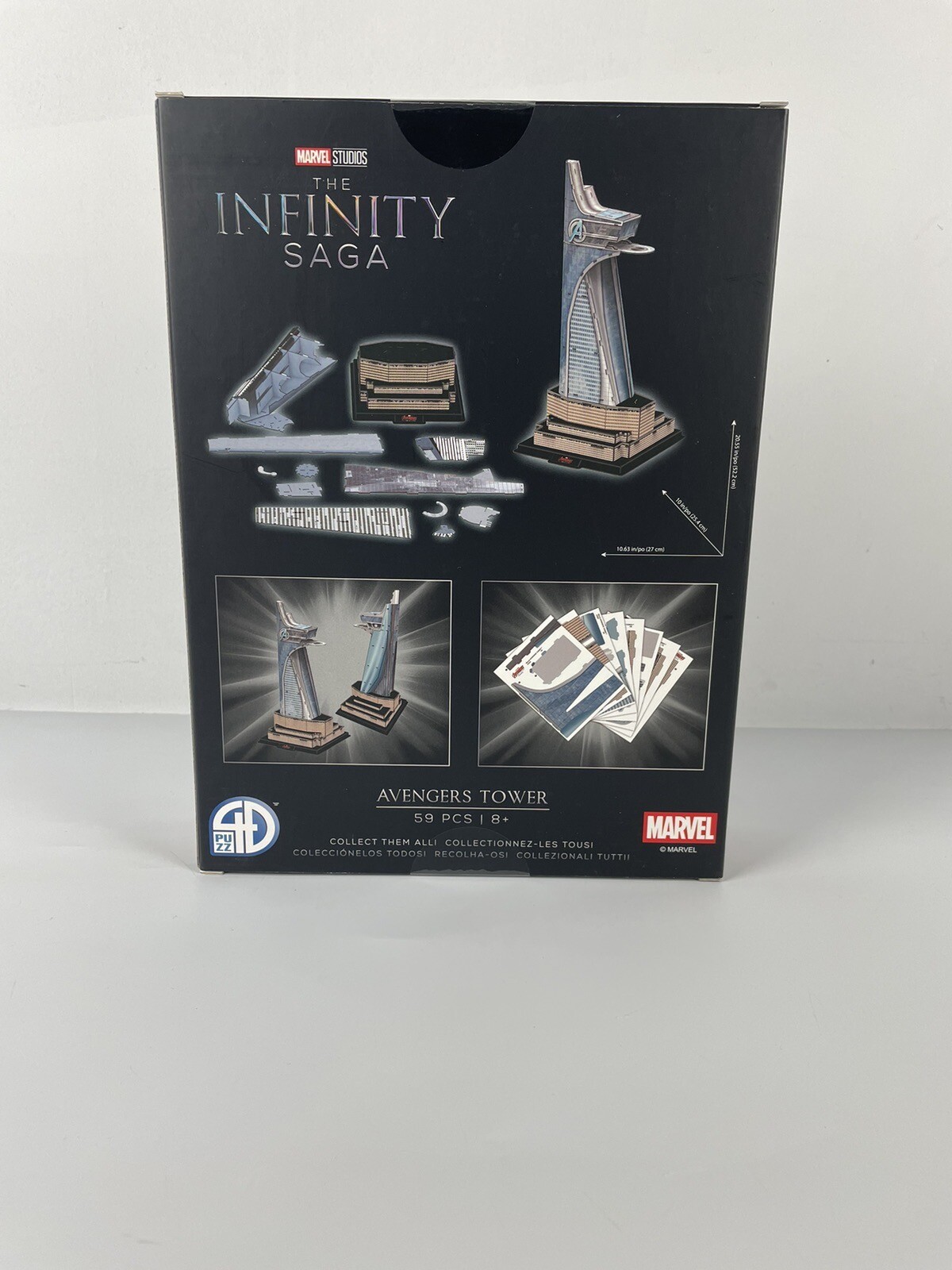 Marvel Avengers Tower 3D Puzzle 59 Pieces New The Infinity Saga ULTRON 4D