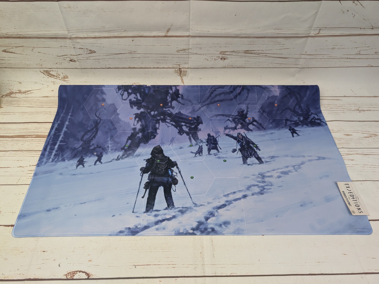 Expeditions Board Game Natural Rubber Playmat Stonemaier Games New Stitched