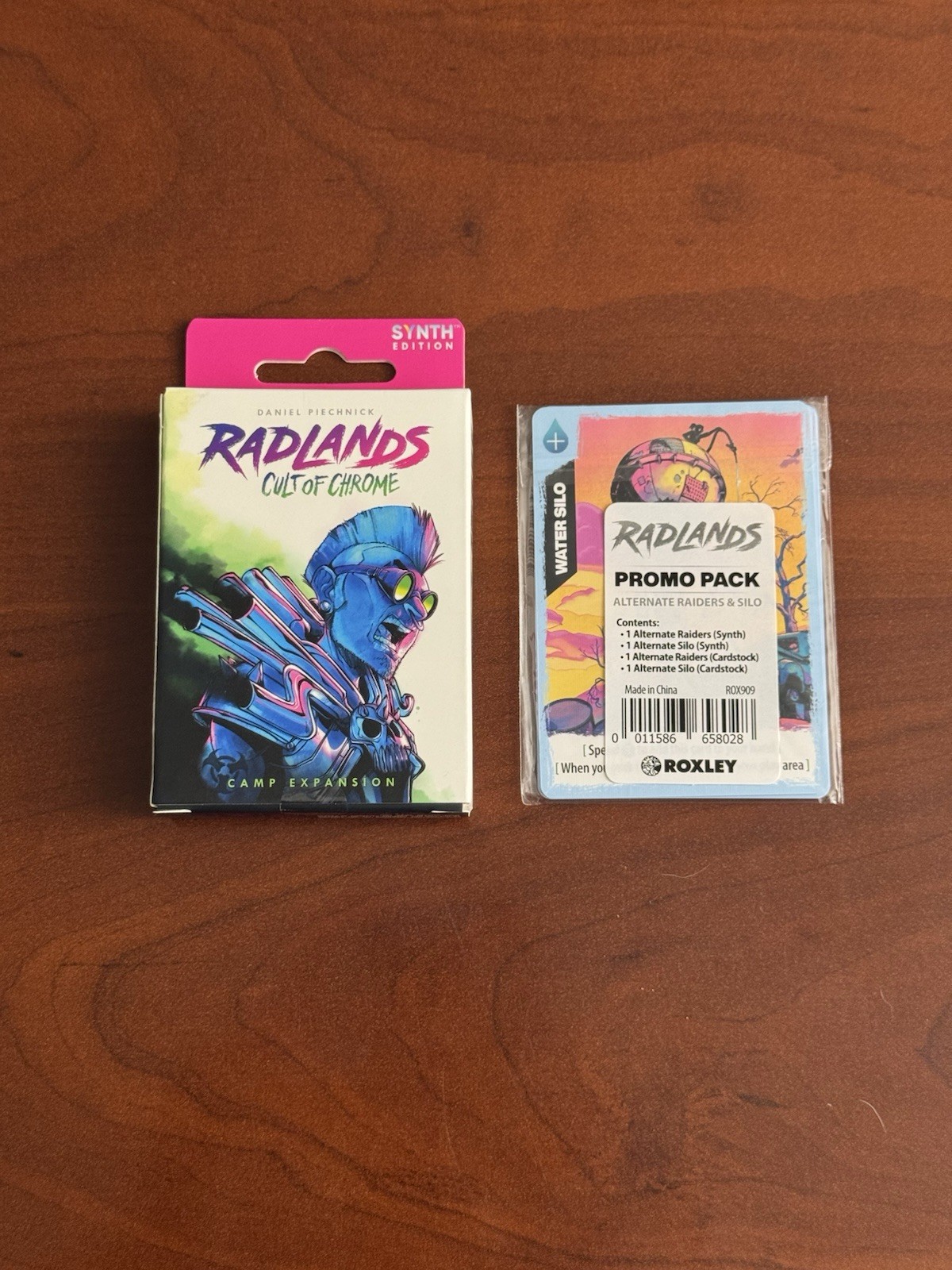 Radlands Cult of Chrome Camp Expansion & Promo Pack – Deluxe Synth Edition Cards