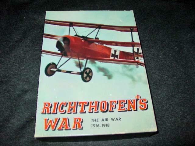 Avalon Hill : Richthofen’s War game – Great War WW1 Air War (UNPUNCHED) 2-18-20