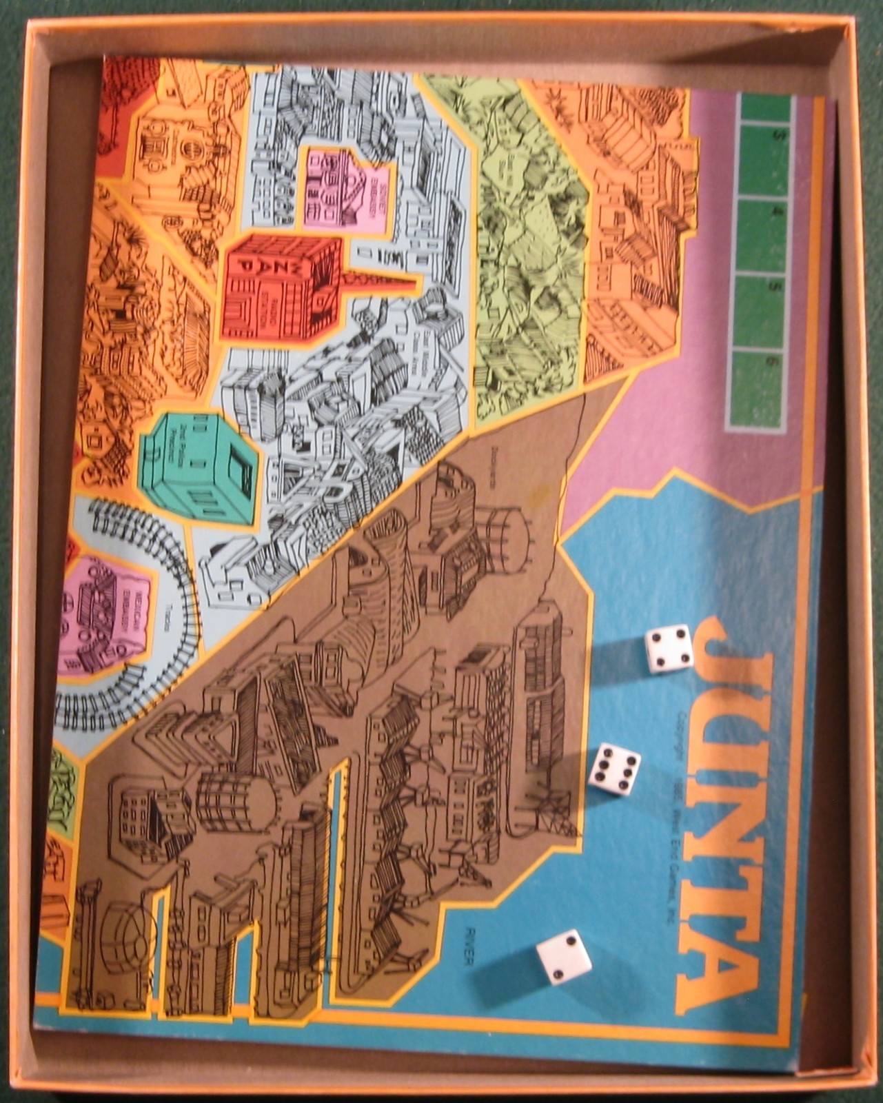 Junta, West End Games, Banana Republic Political Style Game Punched – Complete