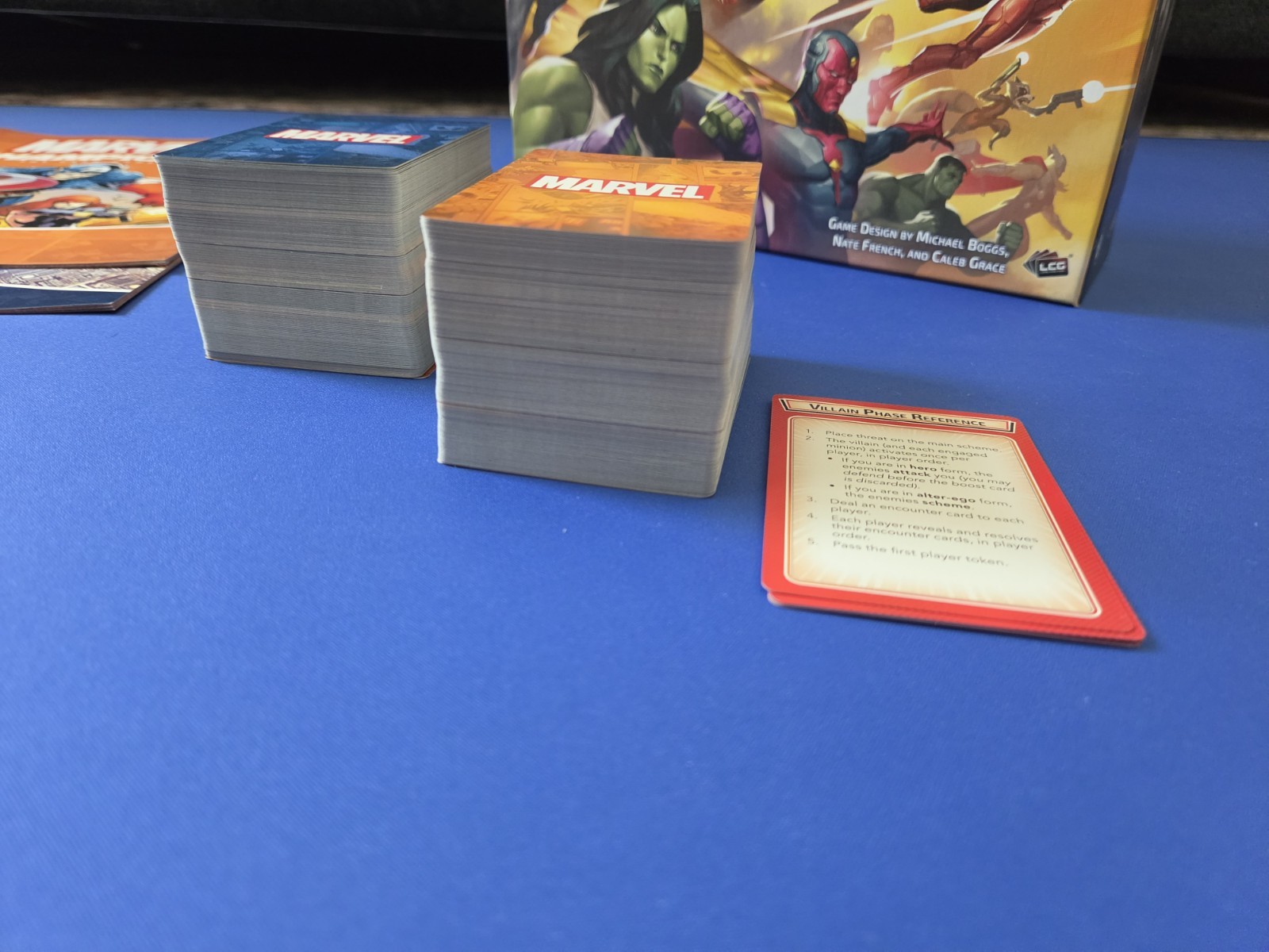 Marvel Champions The Card Game Core Set + 3 Expansions + Insert! COMPLETE