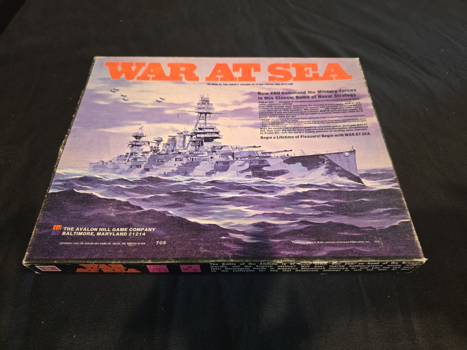 Vintage War at Sea Board Game – Avalon Hill (1976)