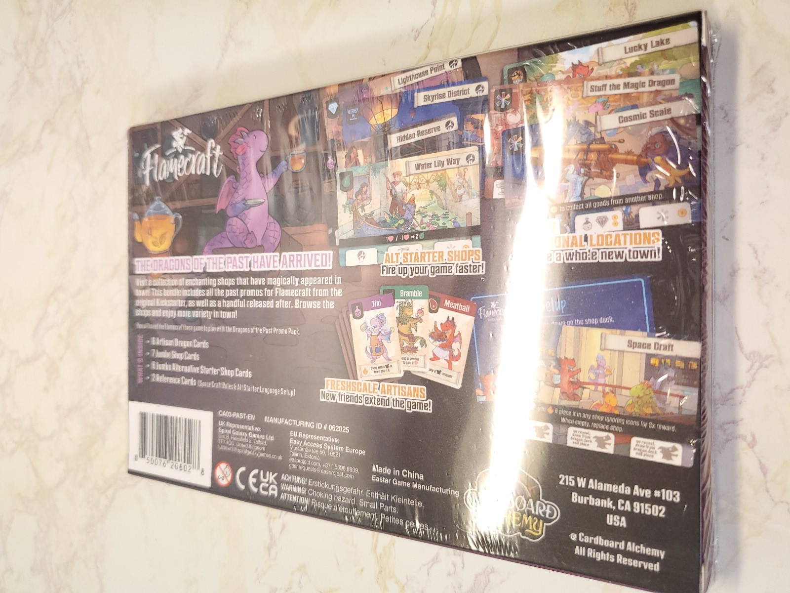 Flamecraft Board Game Exclusive Promo Pack | Dragons Of The Past | New Sealed