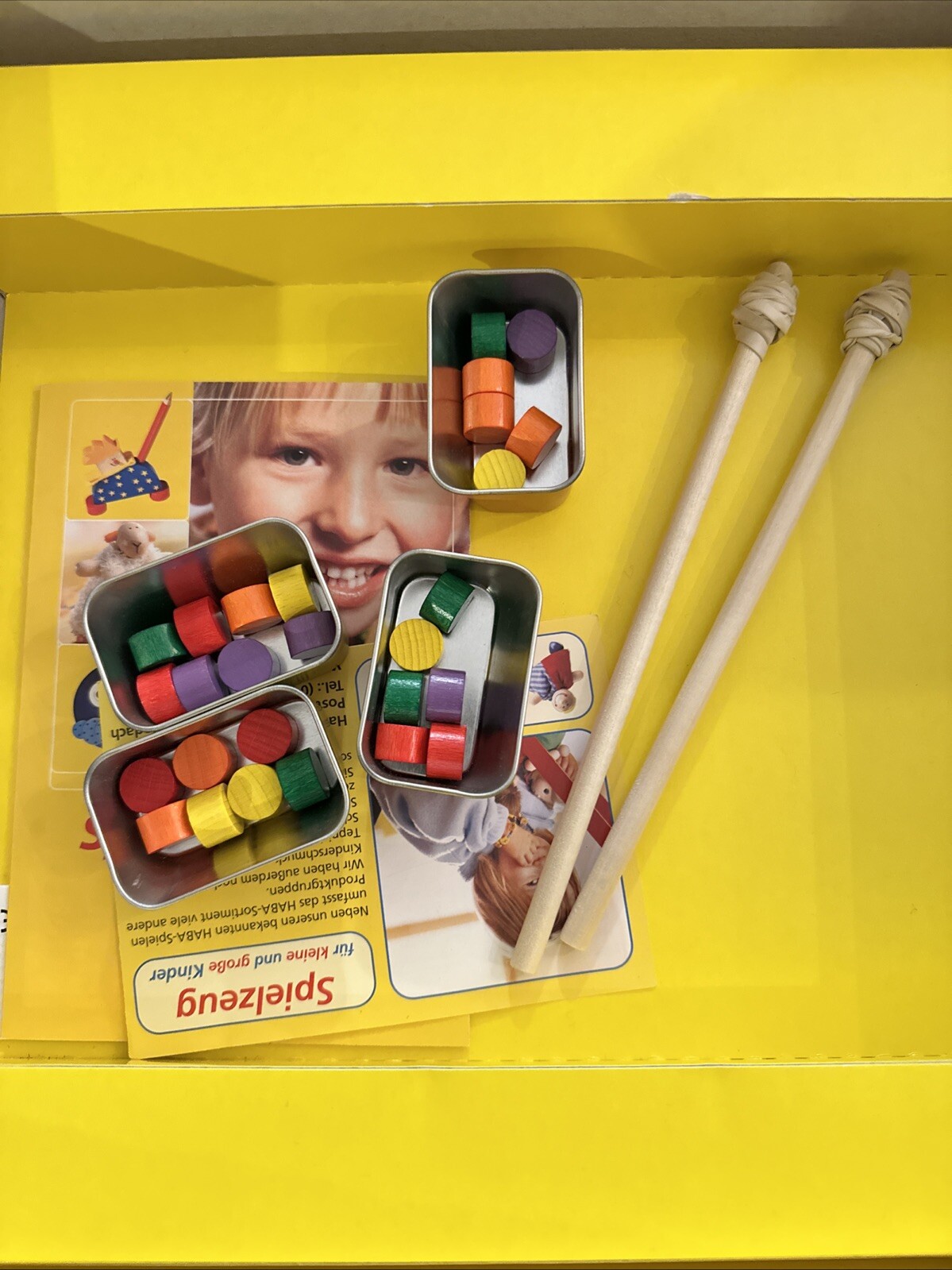 DROPS & CO. GAME BY HABA, VERY RARE, QUALITY WOOD COMPONENTS Incomplete *READ*