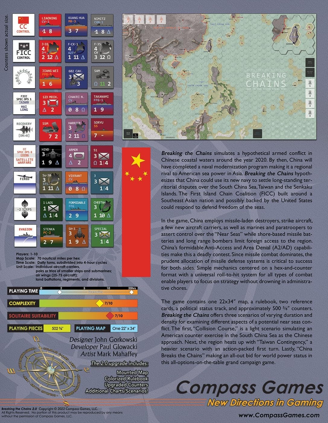 Compass Games: Breaking The Chains 2.0 -War in The South China Sea