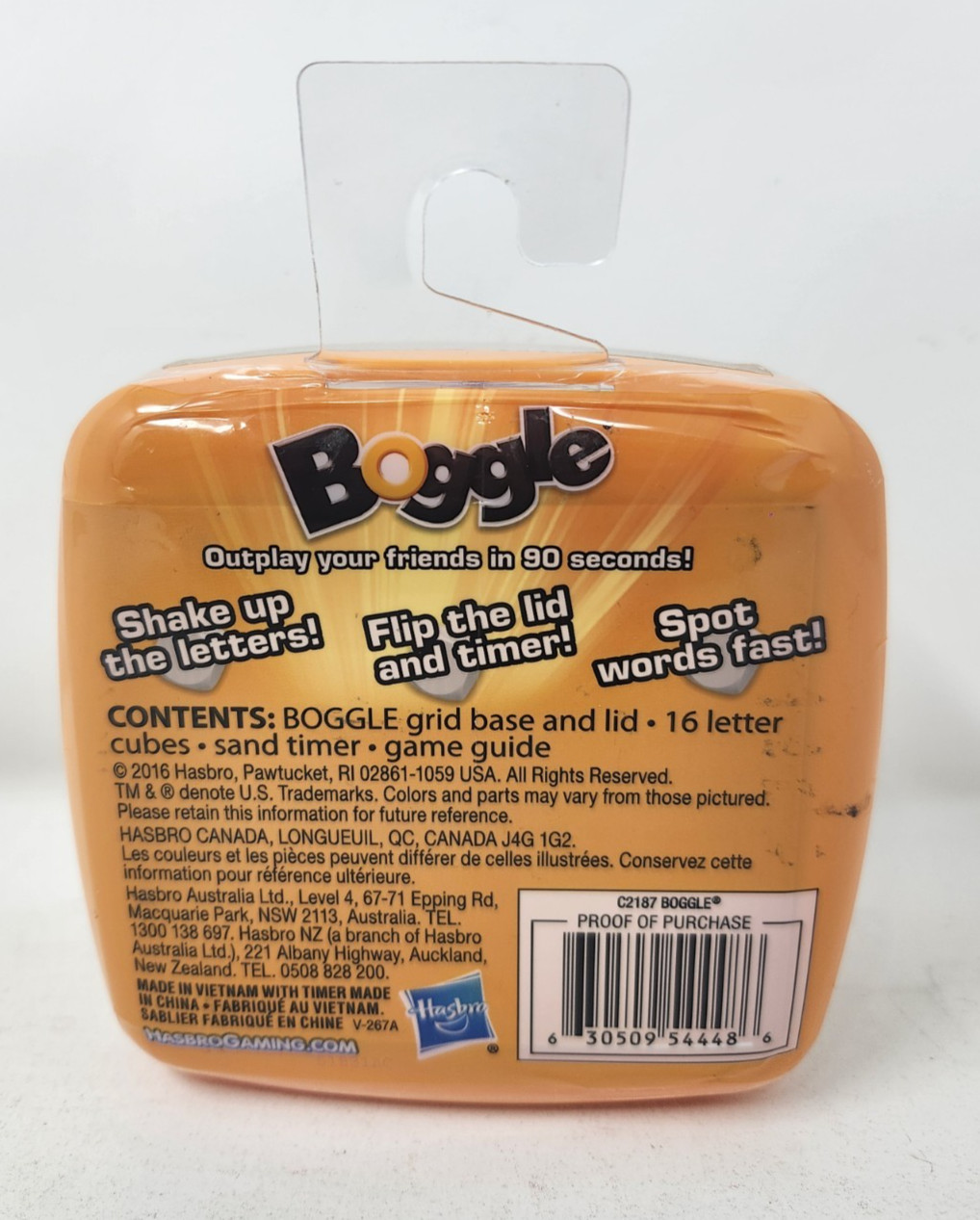 Boggle Classic by Hasbro Gaming 2016 – NEW