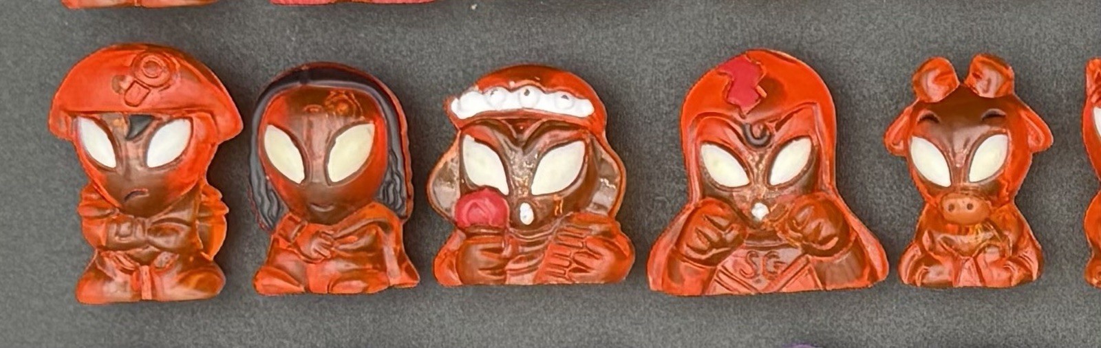 Full Set of 40 Hielocos Coca-Cola Aliens – Orange Edition – Mexico – Rare Set
