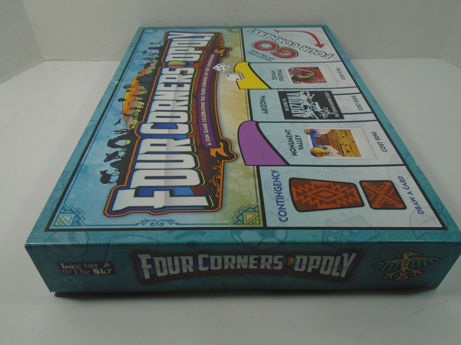 LATE FOR THE SKY–FOUR CORNERS-OPOLY–MONOPOLY BOARD GAME (NEW)