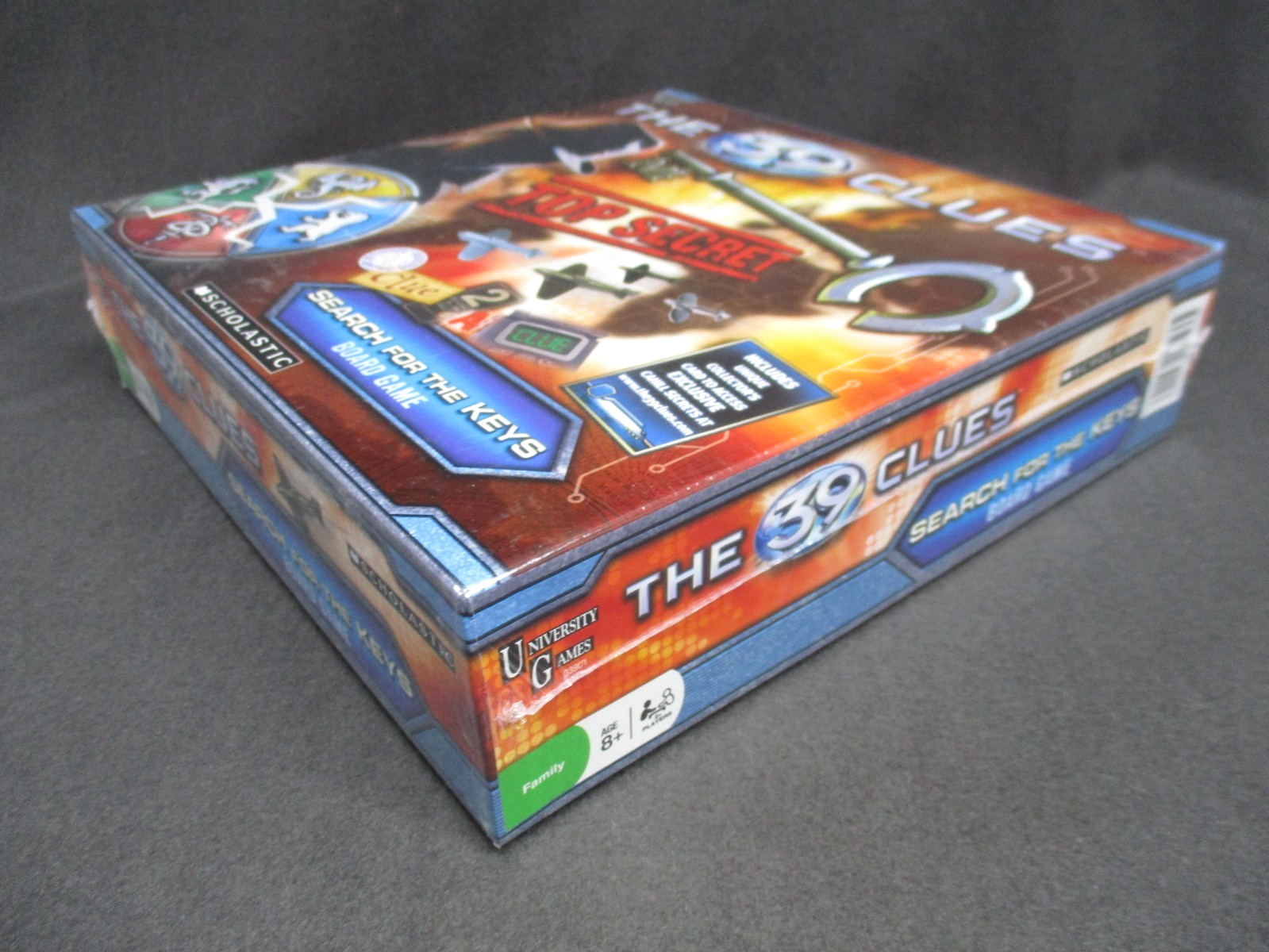 The 39 Clues Board Game 2009 Scholastic New Sealed Ages 8 & UP University Games