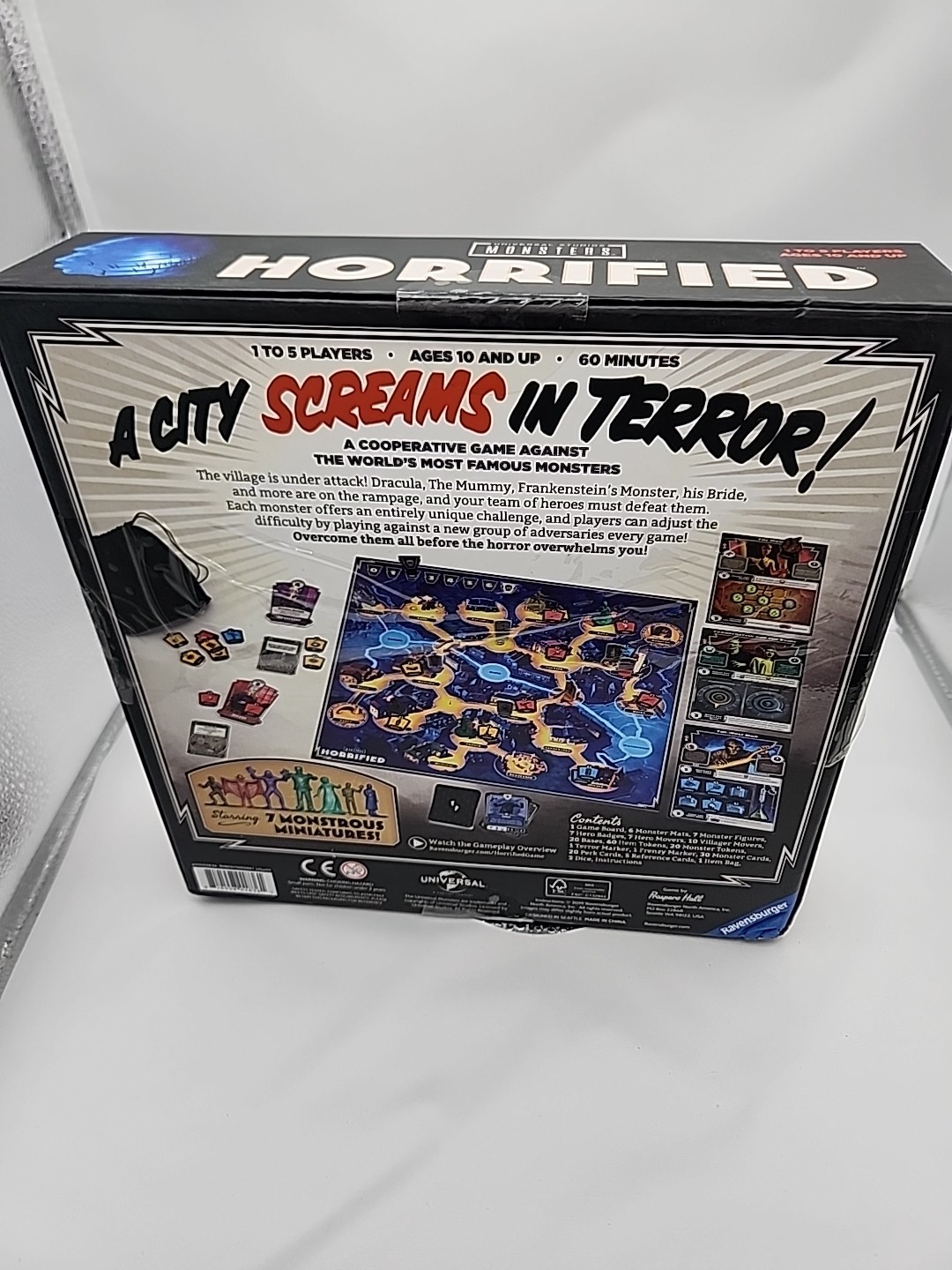 Ravensburger 60001836 Horrified Universal Monsters Strategy Board Game