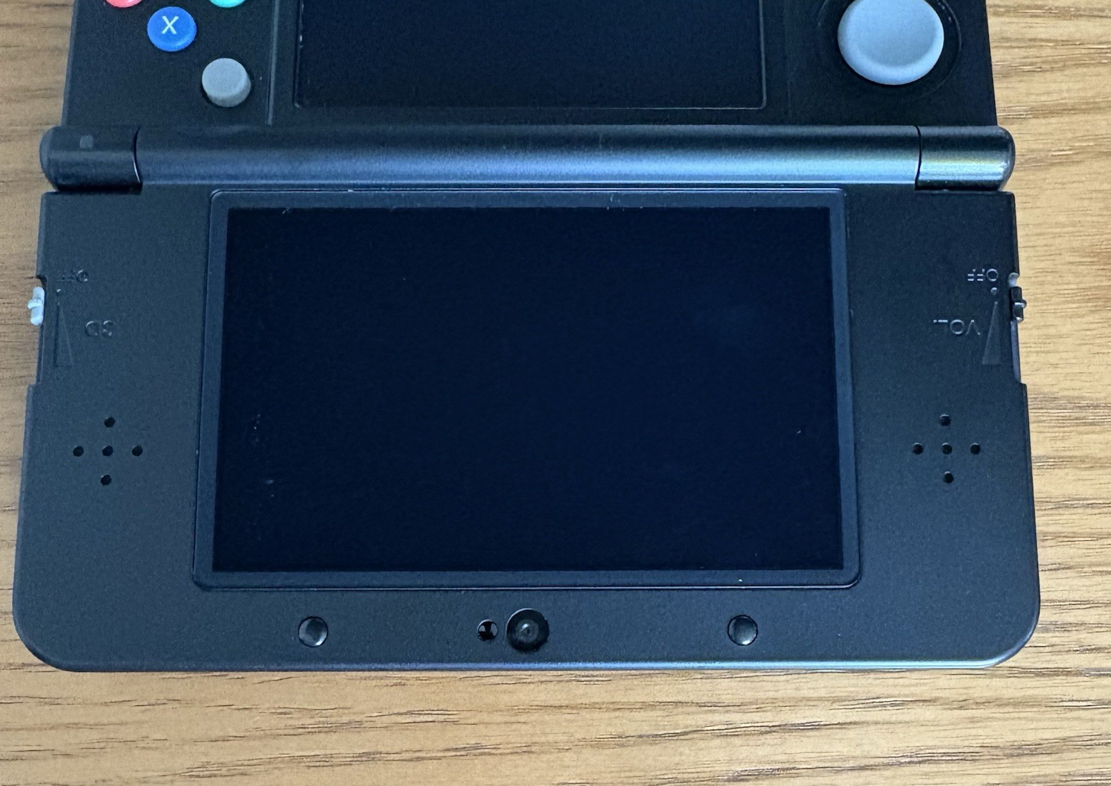 Nintendo new 3DS Black with original touch pen SD 4BG USB cable Used JP version