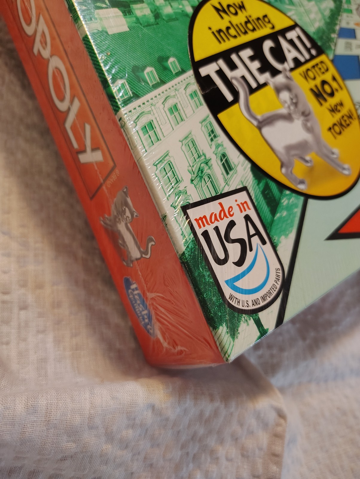 New Sealed Hasbro Gaming Monopoly Board Game Cat Token 2013
