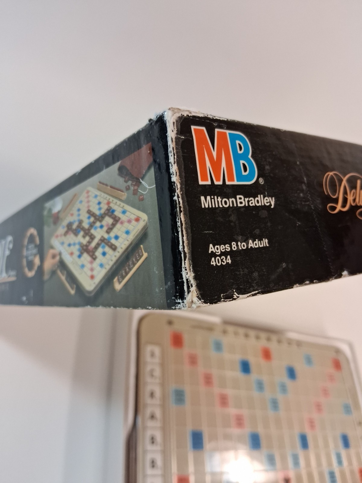 Milton Bradley 1989 #4034 Scrabble Deluxe Edition Game Turntable All 100 Tiles