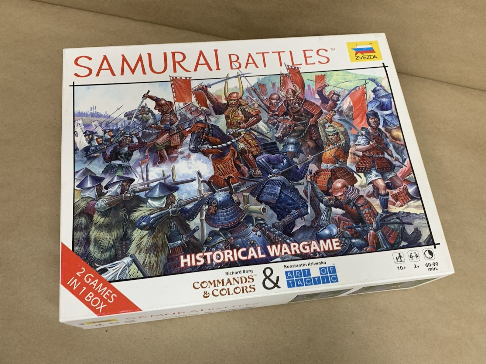 Samurai Battles Commands & Colors Art of Tactic Zvezda War Strategy Unpunched