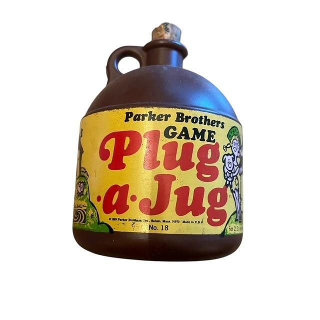 Vintage 1969 Parker Brothers Plug-A-Jug Game