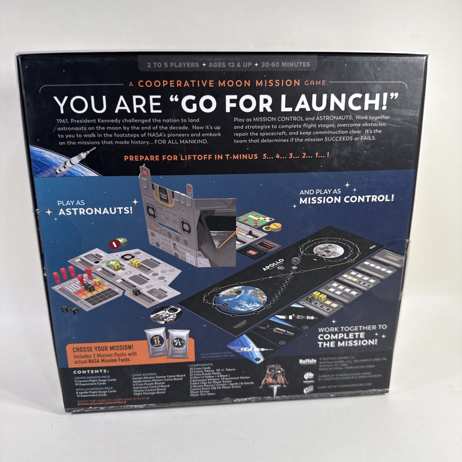 Apollo A Game Inspired By NASA Moon Missions – Buffalo Games