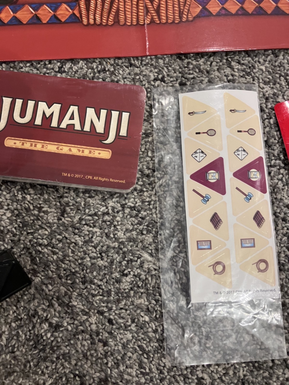 JUMANJI The Game, Board Game Cardinal Classics Edition Retro 90s READ