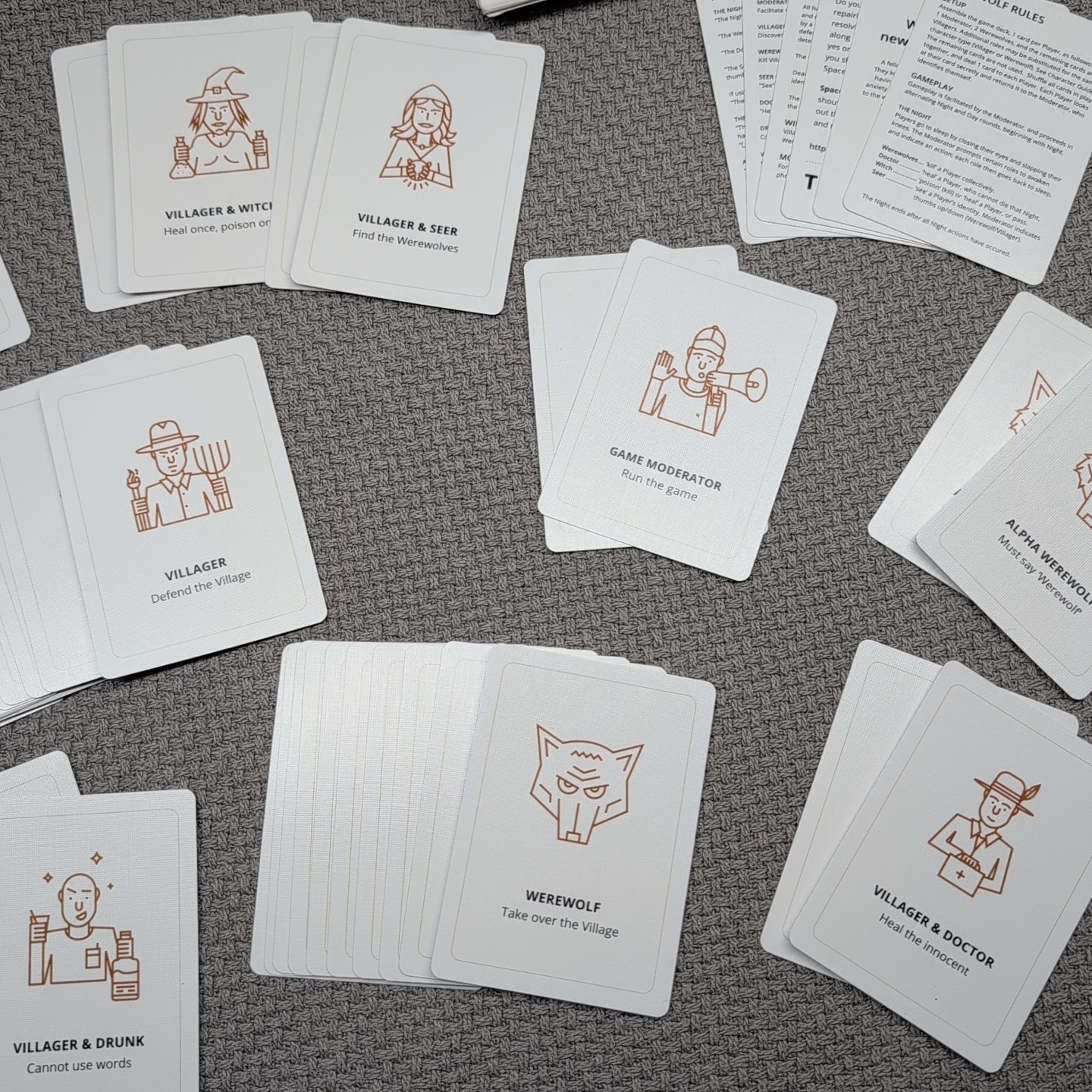 Werewolf Card Game a Party Game for Devious People Stellar Factory
