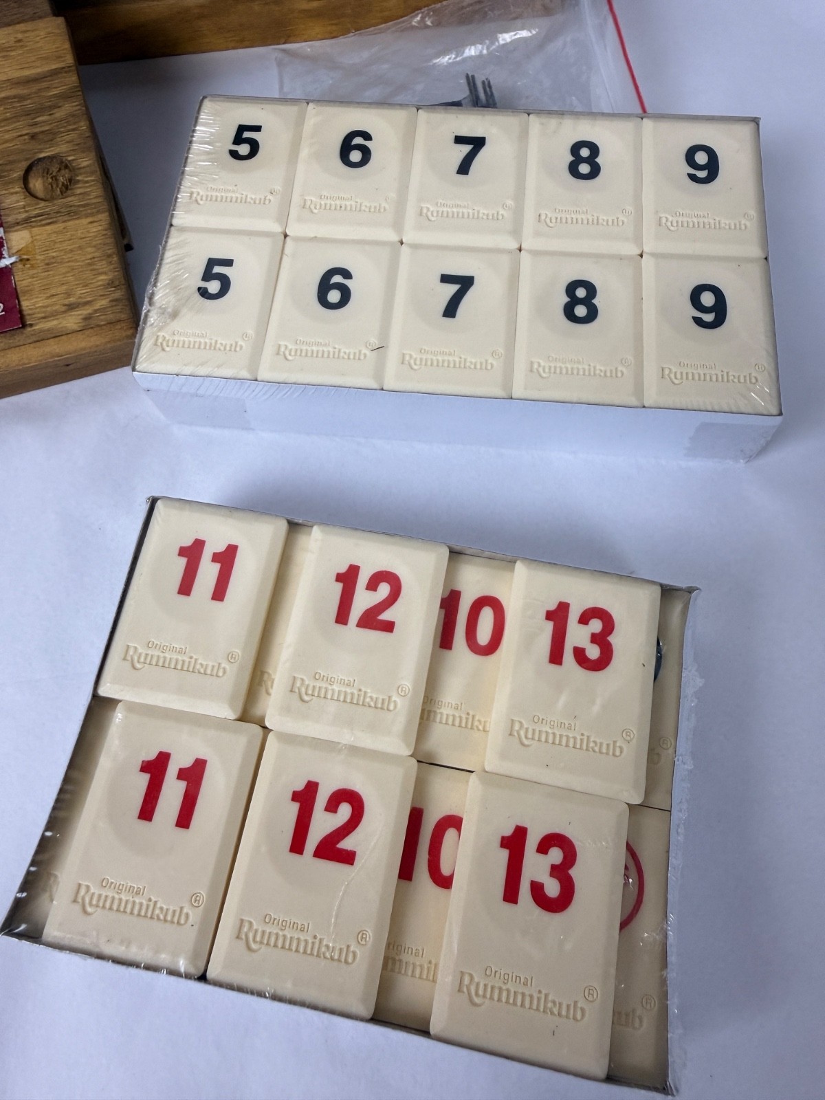 Front Porch Classics Rummikub Vintage Edition in All-Wood Storage Case READ