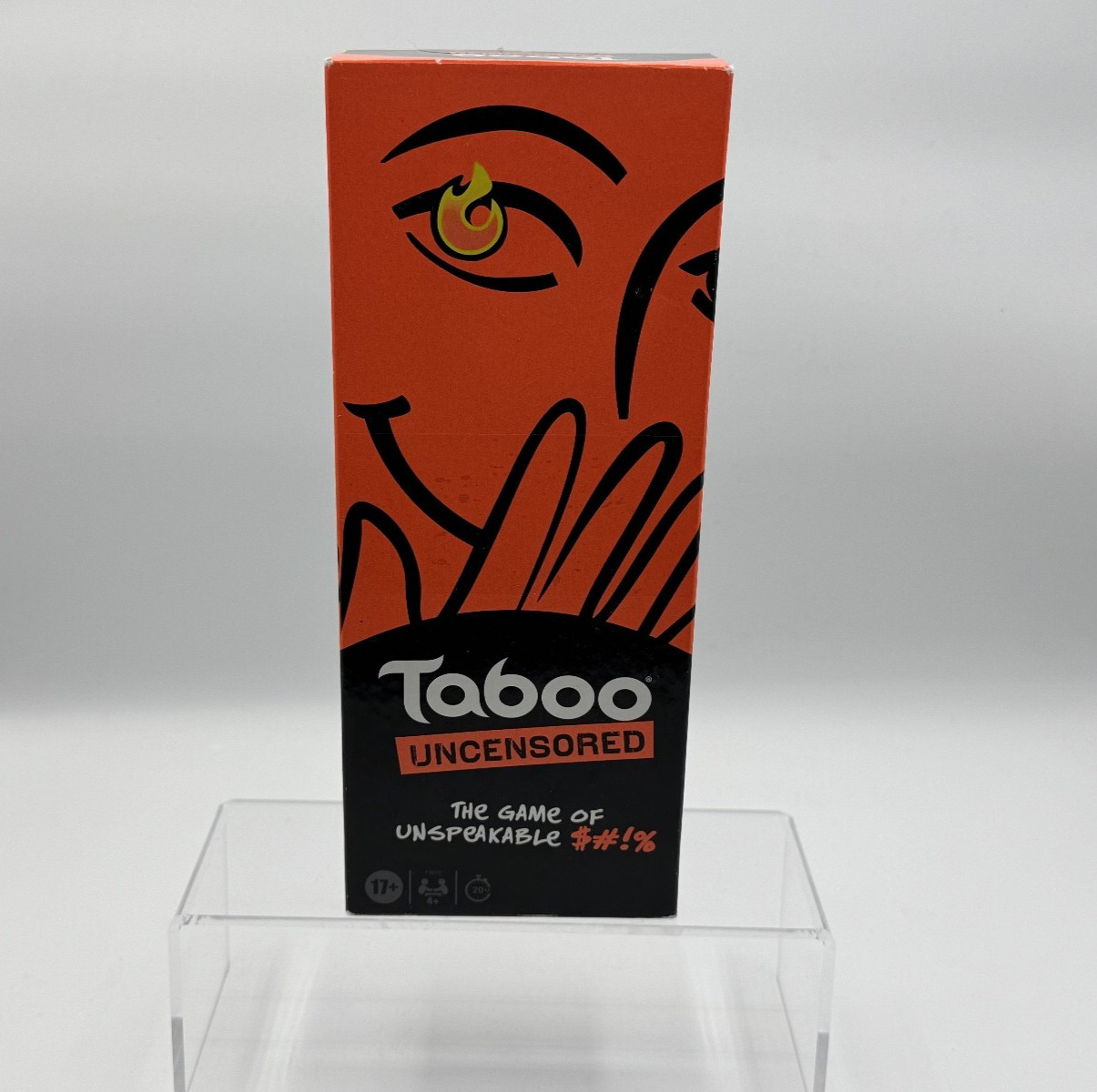 Hasbro Gaming Taboo Uncensored Board Game for Adults Ages 17+, pre-owned.