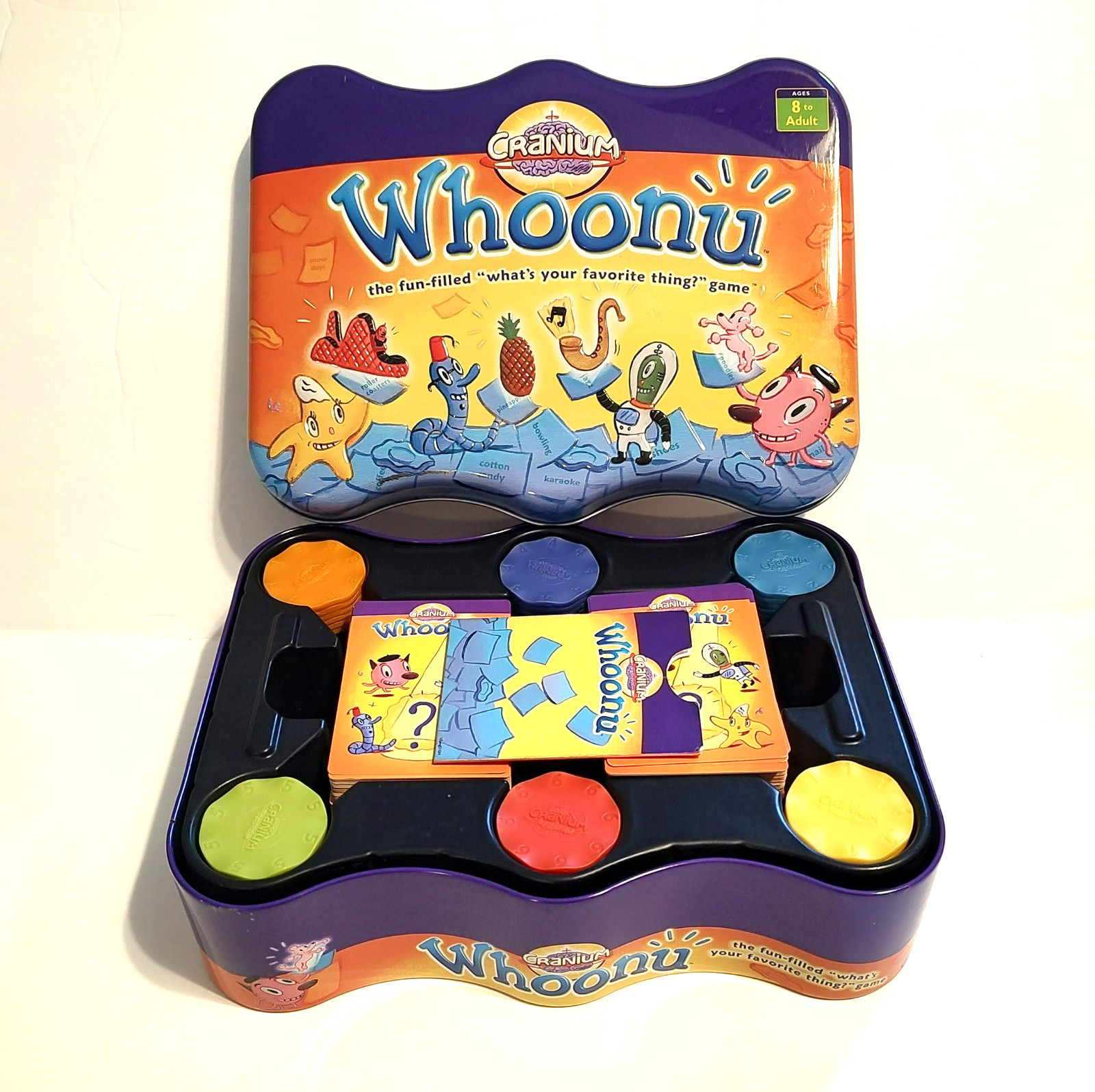 Cranium Whoonu Tin Edition Game 2005 Best Toy Award Complete No Instructions