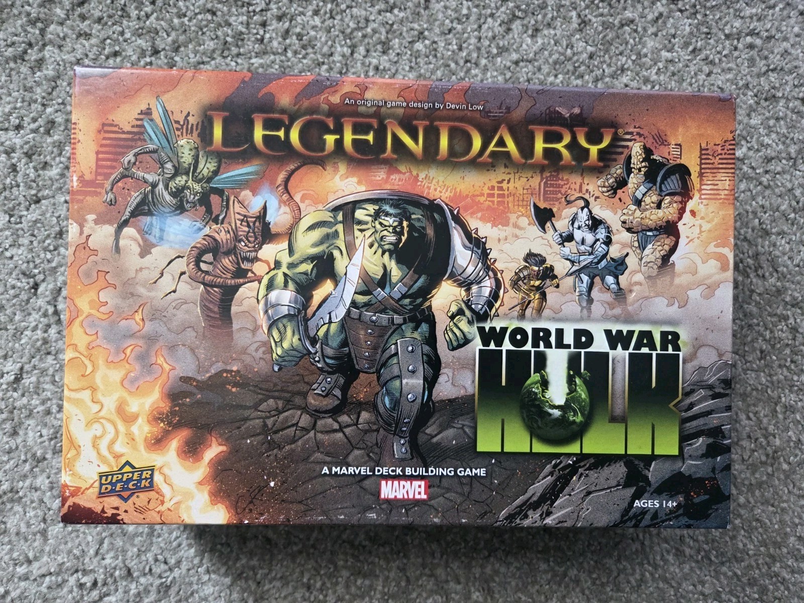 Upper Deck Marvel Legendary World War Hulk Card Game Expansion – Cards Sealed