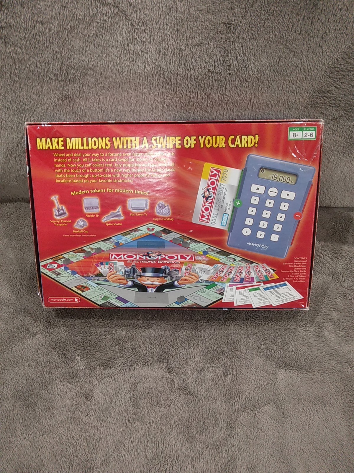 Monopoly Electronic Banking Edition 2007 Parker Brothers Board Game READ!